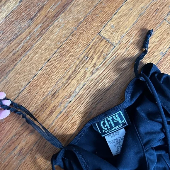 City Triangles Black Asymmetrical Ruffle Dress - Picture 4 of 7